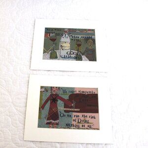 Fun art - matted, ready to frame